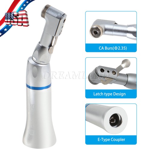Dental Low Speed Handstück Motor 4 Löcher Gegenwinkel 1-10 gerade Nasenzapfen rosa - Bild 6 von 31