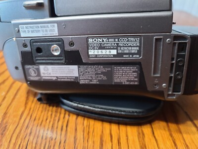 Sony Handycam CCD-TRV12 Camcorder Video Camera | eBay