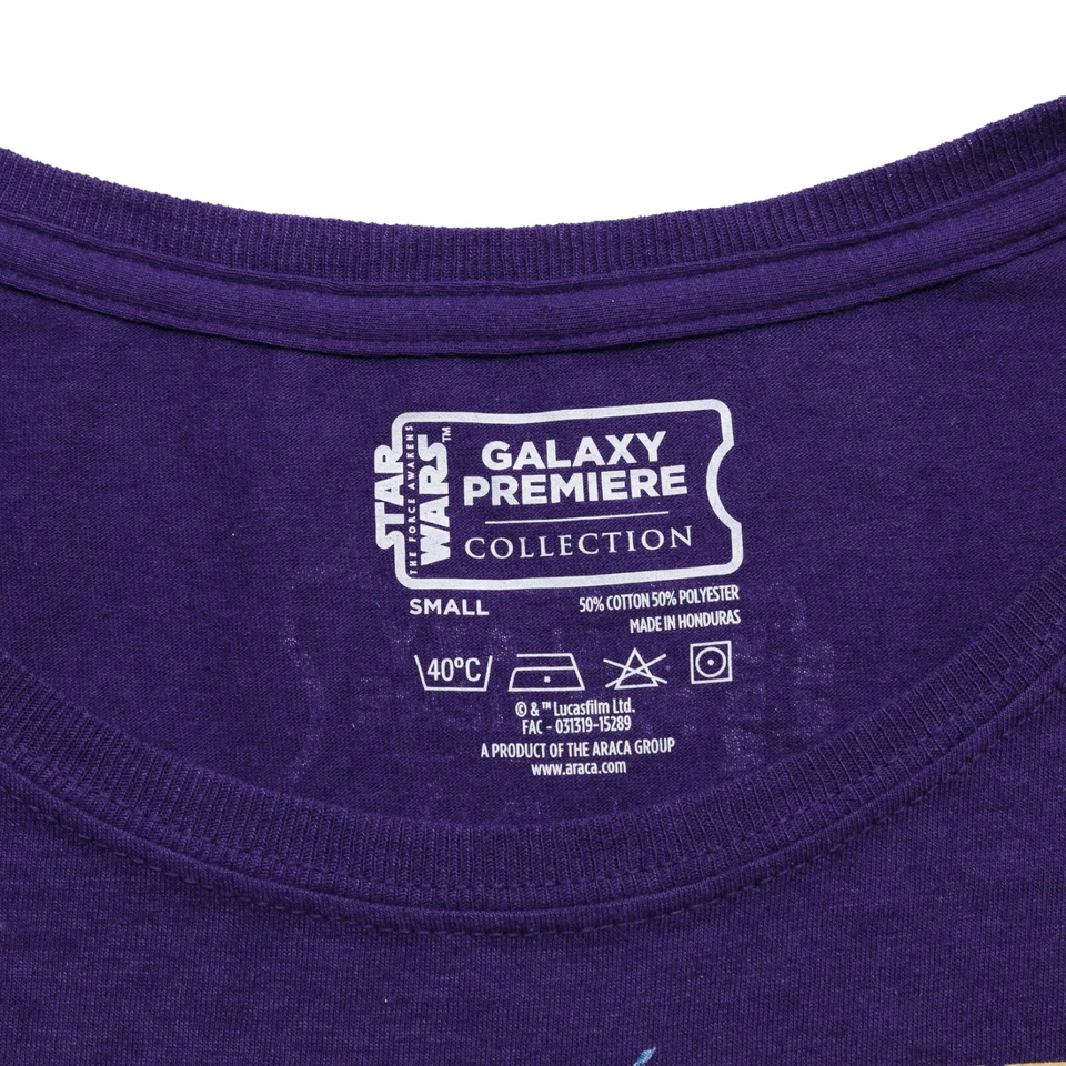 Star Wars The Force Awakens T-Shirt Woman Small Purple Galaxy Premiere 2015 - Изображение 3 из 4