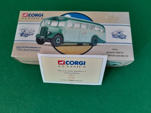 CORGI CLASSICS 97214 LEYLAND TIGER PSI SKILLS MOTOR COACHES LTD 75TH ANNIVERSARY - Picture 2 of 8