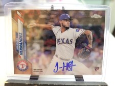 Jonathan Hernandez Rookie 2020 Topps Chrome Auto