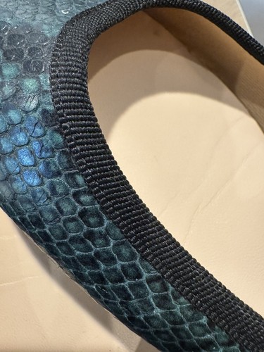 BallereTTe Roma Round Flats In Snake Print - 第 12/13 張圖片
