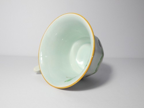 SOLO TAZA DE TÉ CAROLYNN PINTADA A MANO ADAMS INGLATERRA CALYX WARE DE COLECCIÓN - Imagen 10 de 11