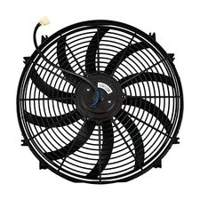 120W 12V 16 Inch Slim Thin Fan Push Pull Electric Radiator Fan Cooling Mount Kit