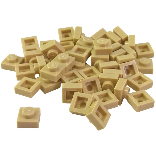 50 NEW LEGO Plate 1 x 1 BRICKS Tan | eBay