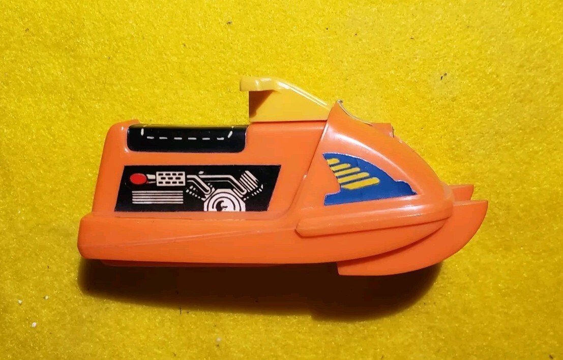 Vintage 1970 Remco Adventure Boy Snowmobile  - Nice Condition - Hard To Find 