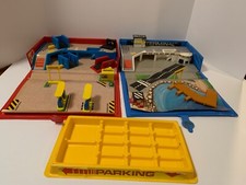 Vintage Galoob Micro Machines Airport Marina and service station Playsets