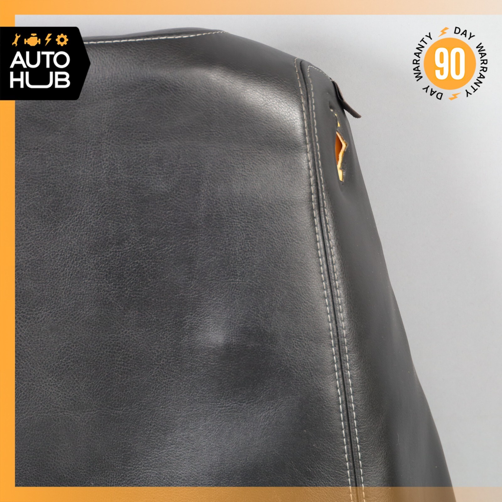 08-12 Maserati GranTurismo S M145 Right Side Top Upper Seat Cushion Black OEM