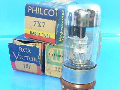 7X7 TUBE NOS  DUAL DIODE TRIODE NOS NIB SINGLE (ONLY ONE) 3 AVAILABLE