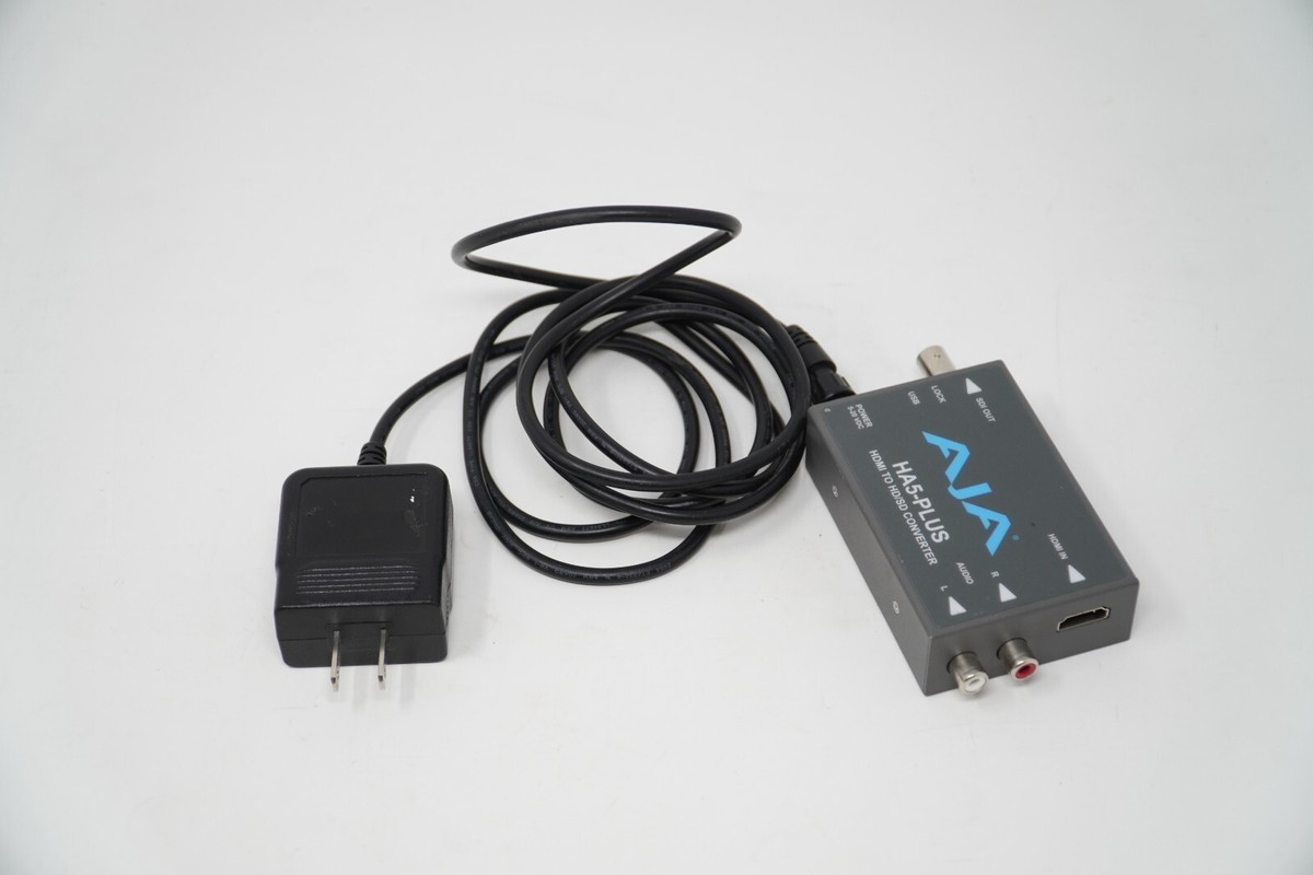 その他 AJA HA5-PLUS HDMI to HD/SD Converter AJA HA5-PLUS HDMI to HD/SD Converter with Power Supply | eBay