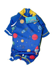 Megartico Swim Learning Aid Float Jacket Medium Child Space Print New