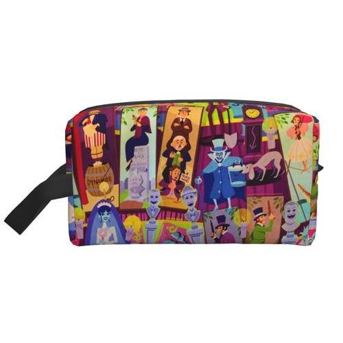 NEU Haunted Mansion Happy Haunts Reisetasche bunt (groß für Kulturbeutel)