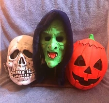 Halloween lll Season Of The Witch Pumpkin Skull GET ALL 3 Latex Deluxe Mask Set