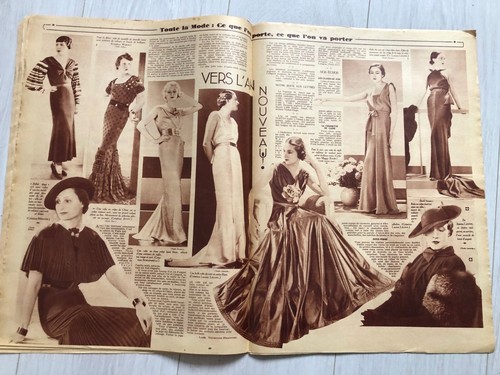 11x (Mode) EVE Journal Feminin illustré (1934 & 1935) Joan Crawford Madge Evans - Foto 14 di 15