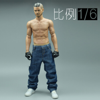 1/6 pants 1/6 jeans 1/6 pants male for 12