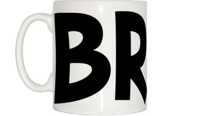 Brad Name Tasse