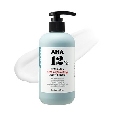 AHA BODY LOTION GLYCOLIC ACID AHA 12 300 g Korean Skincare   Peeling-Körperl...