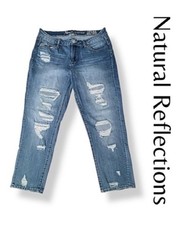 Natural Reflections Vintage Reunion Jeans Sz 14 Mid Rise Straight Leg EUC 