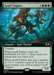 Gruff Triplets (Extended Art) #357 Wilds of Eldraine
