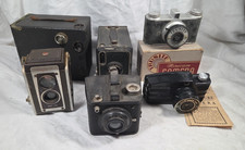 Vintage Camera Lot - Brownie Buster Brown Six-20 Cinex Trusite Kodak Duraflex IV