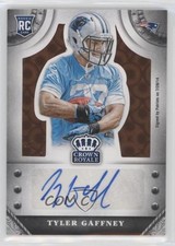 2014 Panini Crown Royale Retail Bronze Pyramid 11/20 Tyler Gaffney Auto 0f6