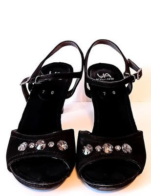 Sandaletten ''Via Milano'' Größe 7 Weite G Strass elegant