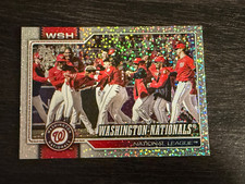 2026 Topps Series 1 Celebration Confetti Washington Nationals Team Card #266