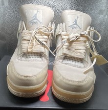 Off-White x Air Jordan 4 Retro SP Sail (Style...