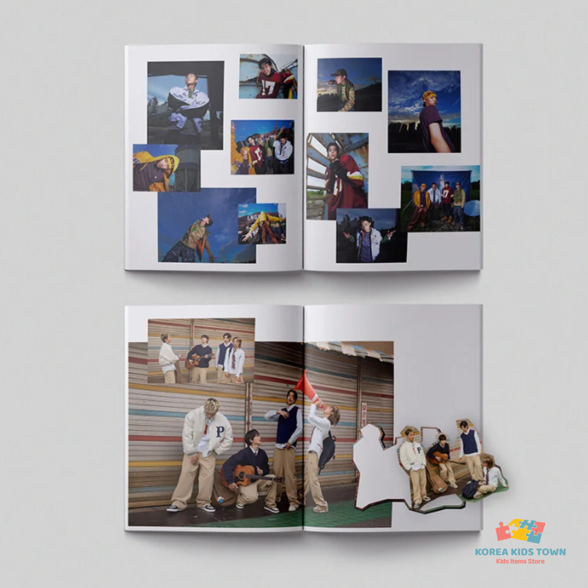 LNGSHOT STICKER BOOK トレカ 4枚 NEW RELEASE] LNGSHOT Official Sticker Book + Random Photocard Set