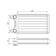 Wärmetauscher Innenraumheizung VALEO 812255 für Audi Seat A4 B6 Avant Exeo