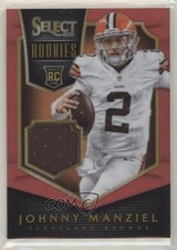 2014 Panini Select Rookies Jersey Red Prizm 75/149 Johnny Manziel #RJ-JF 5w7