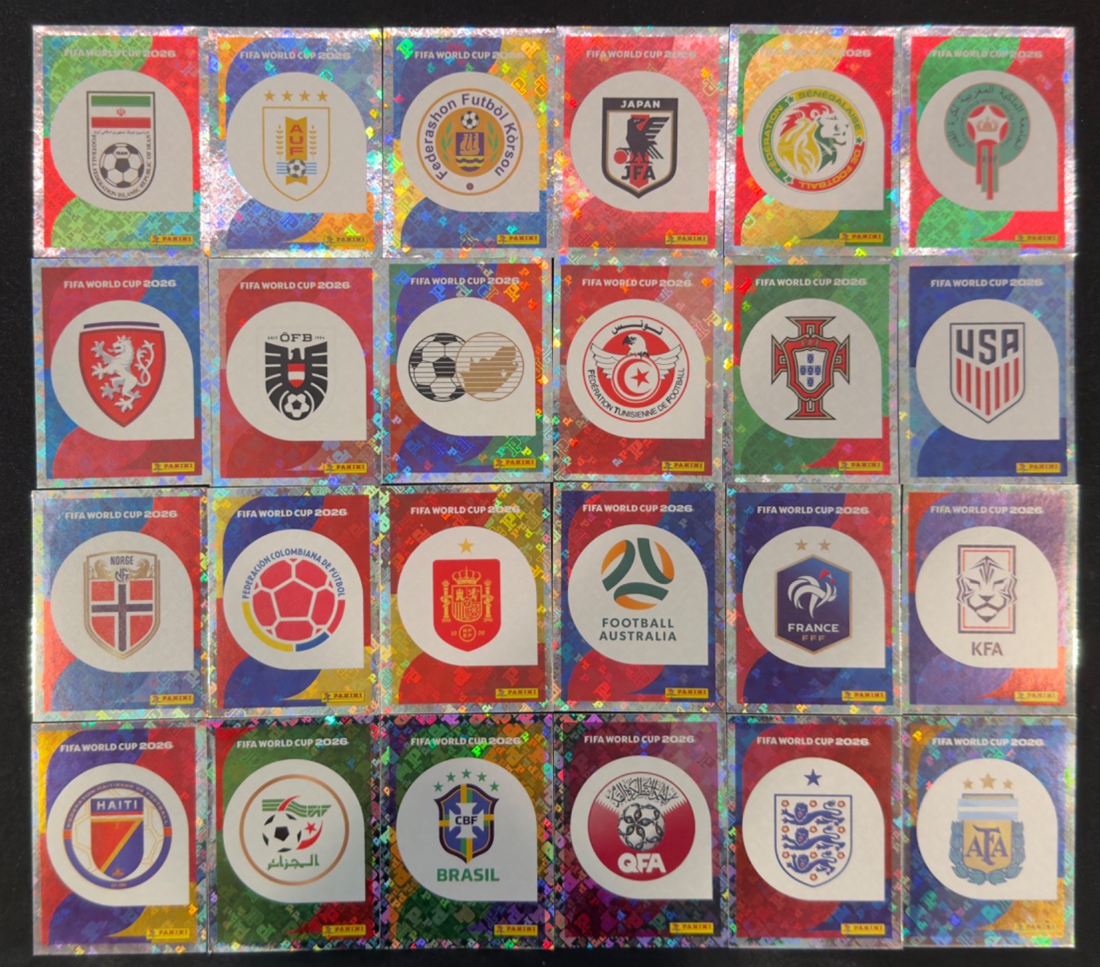* You Pick * 2026 Panini FIFA World Cup Stickers - Team Crest / Logo