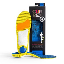 Currex Runpro Insoles for S Mens 5-6.5 / Womens 6.5-8 , High Arch - Blue