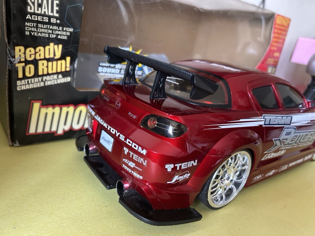 Mazda RX-8 1/43スケールモデル 10周年記念 Jada Toys R/c Spec Mazda Rx-8 1:10 Scale Import Racer | eBay