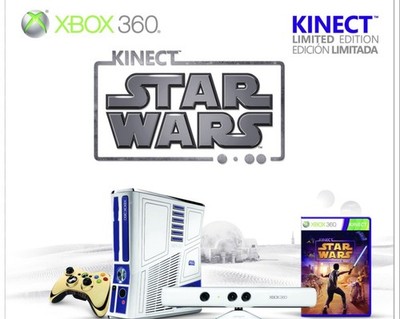 Microsoft Xbox 360 Kinect Star Wars Limited Edition Bundle w/ Sensor & Game