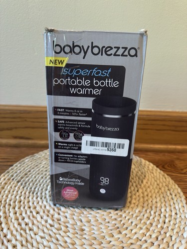 Calentador de biberón portátil súper rápido recargable negro Baby Brezza BRZ0179 - Imagen 11 de 13