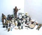 Star Wars Toys Junk Drawer Lot of Vintage To Modern Figures, Land Speeder & More