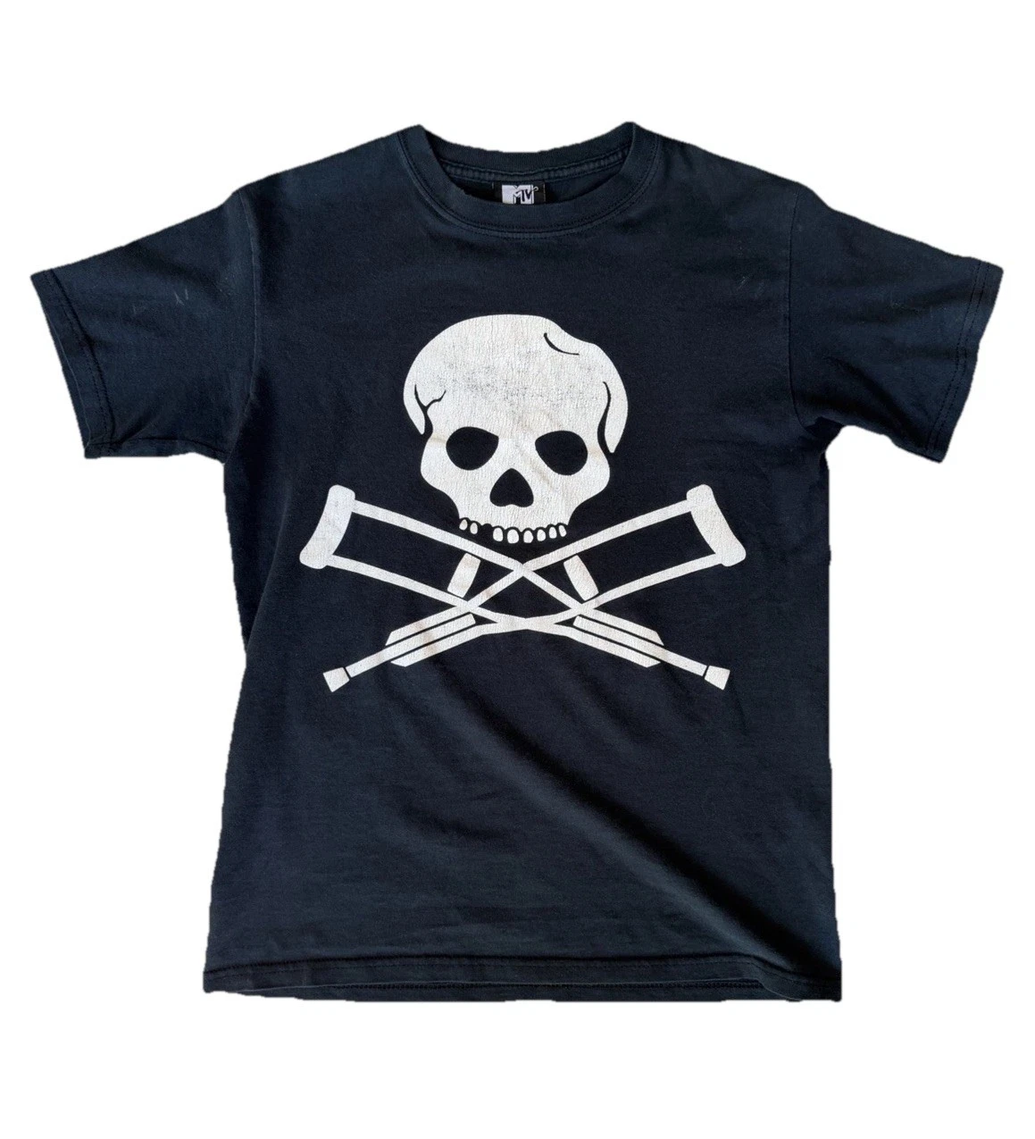 Vintage 2005 MTV Jackass The Movie Tee Shirt Black Size S | OG Promo