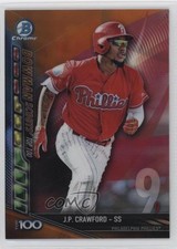 2017 Bowman Chrome Scouts Top 100 Orange Refractor 6/25 JP Crawford #BTP-9 13iq