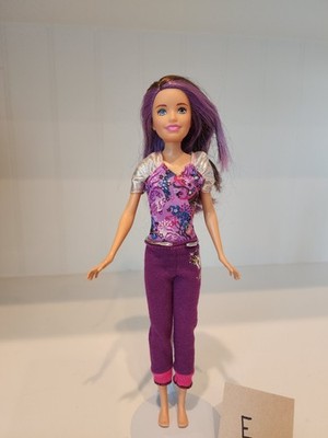 Mattel Barbie Little Sister Skipper Doll With Outfit Purple Streaked Hair e