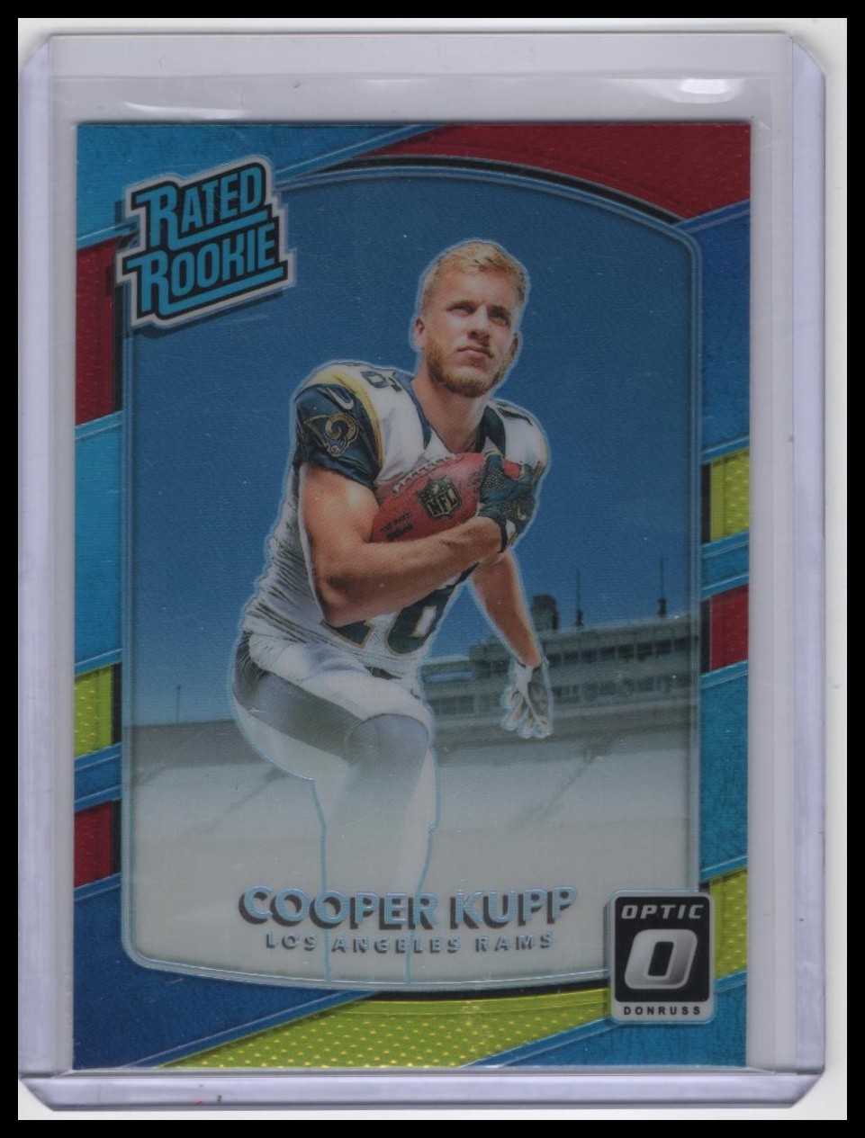 2017 Donruss Optic #179 Cooper Kupp Red and Yellow