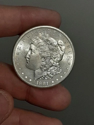 1881- S Morgan Silver Dollar BU