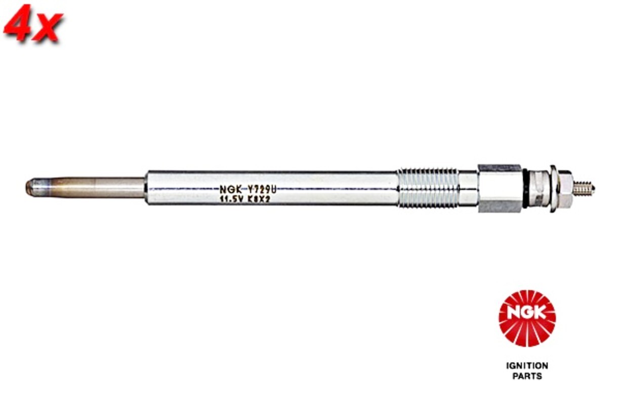 NGK 4x Glow Plug For LAND ROVER Defender Discovery I 89-16 ETC8847