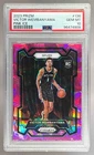 96474909 Victor Wembanyama 2023 Panini Prizm #136 Pink Ice RC PSA 10