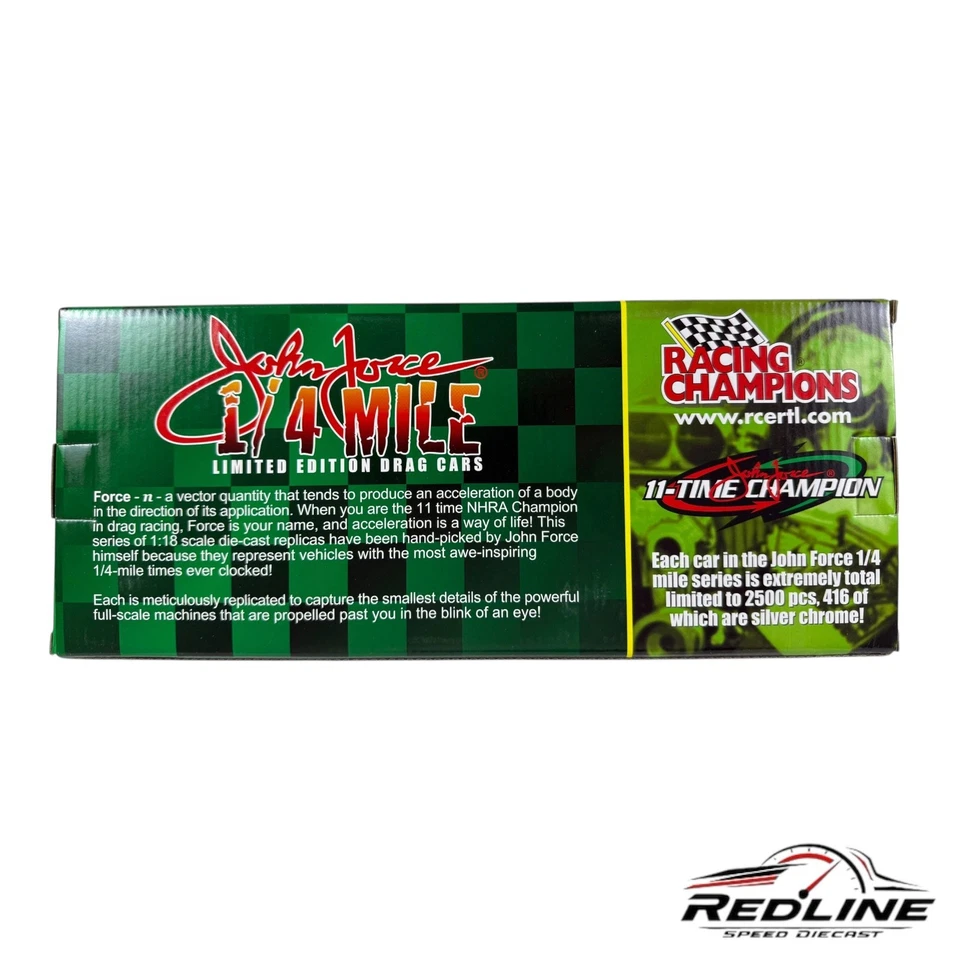 🇺🇸Campeones de carreras John Force 1966 Chevy Nova Pro Stock 1:18 LN🇺🇸 Foto 4 de 4