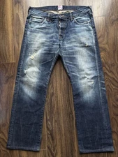 PRPS “P51-P66X” Japanese Selvedge W35 L31 Reg Straight Distressed BNWOT RRP £389