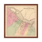 Old Map of Newburyport, MA 1871 - Vintage Newburyport Massac