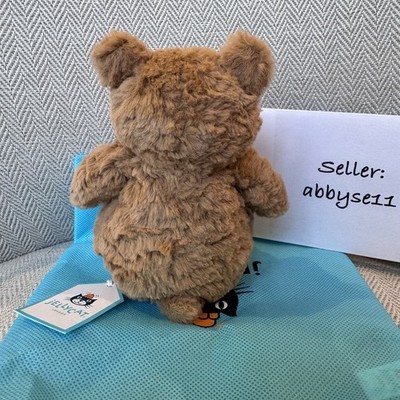 Jellycat Tiny Bartholomew Bear Plush Toy NWT Authentic With Dust