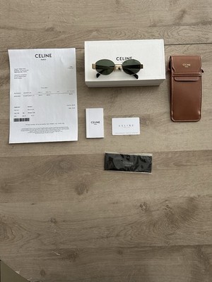 Celine Triomphe Sonnenbrille Gestellglas Braun Neu.