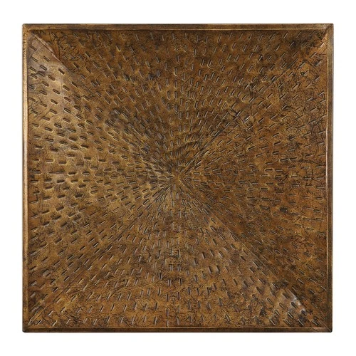 UTTERMOST 04170 BLAISE BEVELED IRON PIERCED WALL ART HEAVILY ANTIQUED BRONZE - Picture 2 of 6